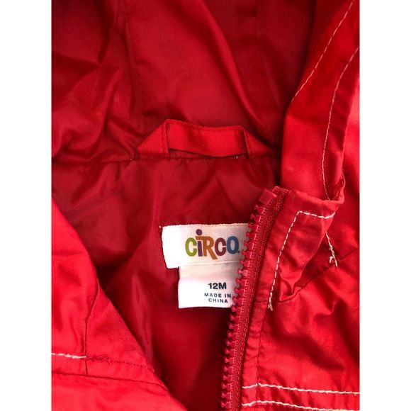 Circo red hooded jacket‎ size 12M - Picture 3 of 5